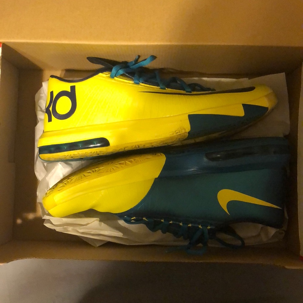 Nike KD VI - Yellow - Blue